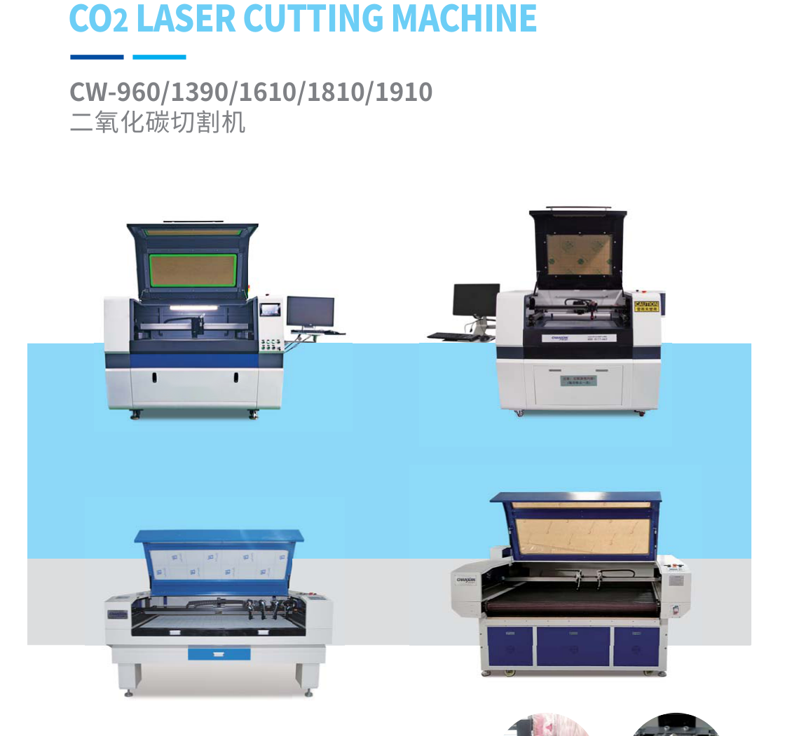 CW-1810 Wide Format Industrial CO₂ Laser Cutting Machine
