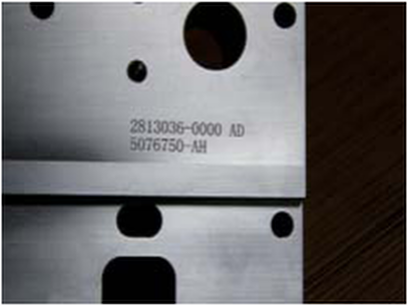 铝合金仪器铭牌现场即时定制刻字